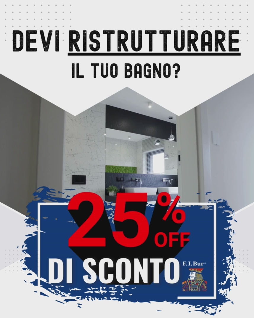 Sconto 25% Ristrutturazione Bagno