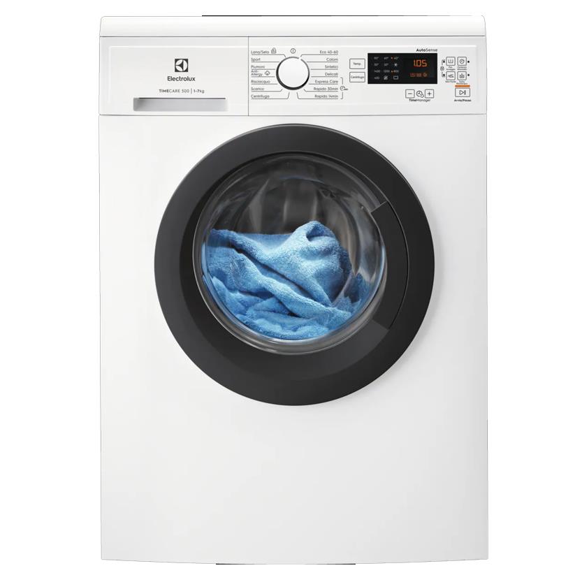 ELECTROLUX LAVATRICE 7KG CLASSE A VAPORE IGIENIZZANTE COD:CD-EW2FK576W