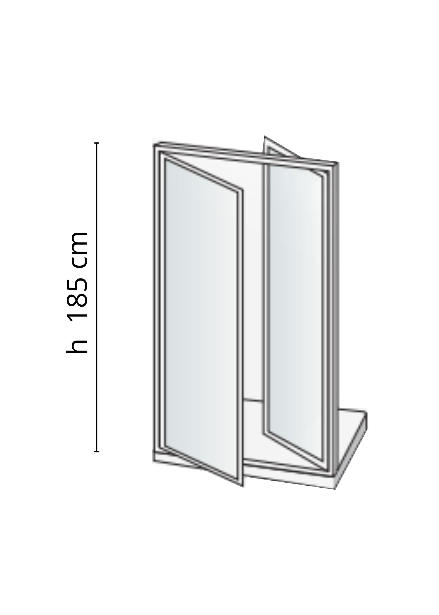PORTA A DUE ANTE BATTENTI SMERALDA COD-CD01263C
