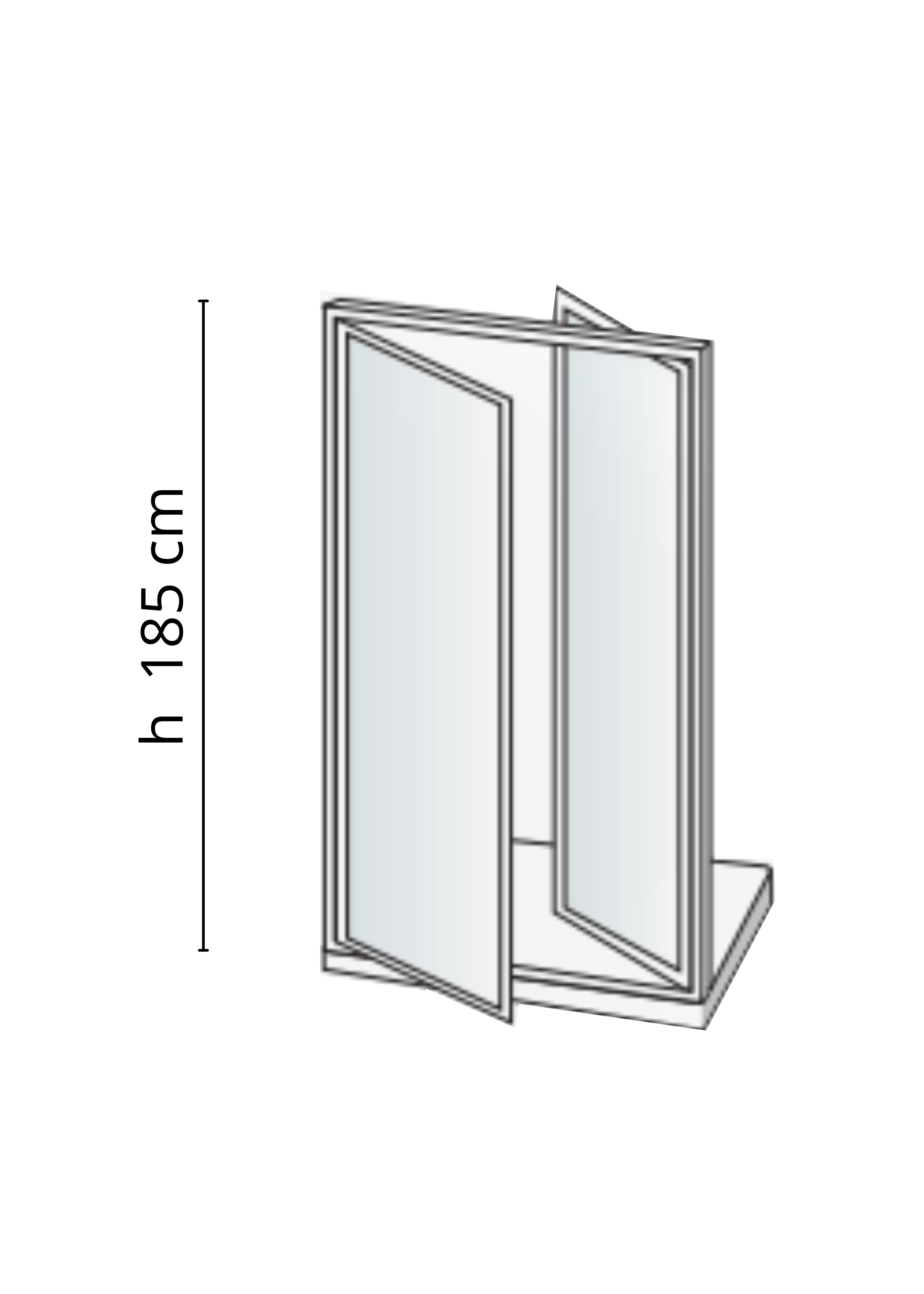 PORTA A DUE ANTE BATTENTI SMERALDA COD-CD01263C